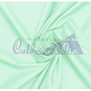 Tecido Tricoline Silky Lisa cor - 5070 (Verde Aguá)
